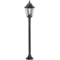 Eglo Navedo Outdoor Black 1 Lantern Post Light 1200mm (93463)