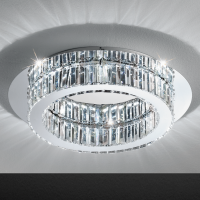 Eglo CORLIANO Small Round Crystal Pendant Chrome (39015)