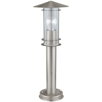 Eglo Lisio Outdoor Stainless Steel Lantern Pedestal Light (30187)