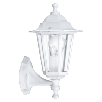 Eglo Laterna 5 Outdoor White Lantern Wall Light (22463)