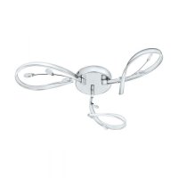 Eglo Chrome VALLEMARE 3 Ceiling Light - (97486)