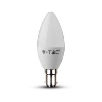 V-Tac 5.5W PLASTIC CANDLE BULB WITH SAMSUNG CHIP 3000K B15 DIMMABLE - (VT-299D-3000k)
