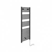 Essential Straight Electric Anthracite 920 x 480mm Towel Warmer