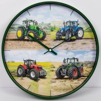 Modern Tractors Wall Clock - 32cm - Lesser & Pavey