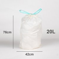 Eco360 Extra Strong Kitchen Drawstring Bin Liners -20L (20 Bags)