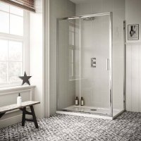 Sommer 6 Sliding Door Shower Door 1600mm