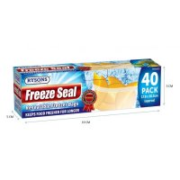 Ryson Zipper Freezer Bags - 40 Pieces