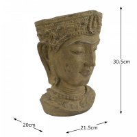 Elur Stone Effect Head Planter 30cm