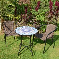 Summer Terrace Escada Bistro Table With 2 San Remo Chairs
