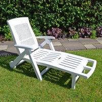 Trabella Potenza Lounger - White