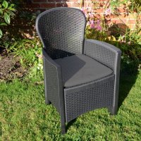 Trabella Sicily Chairs (Set of 2) - Anthracite