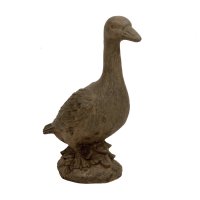 Solstice Sculptures Duck 40cm in Rust Effect