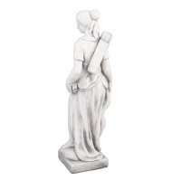 Solstice Sculptures Heidi Hunter Girl 85cm in White Stone Effect