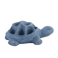 Solstice Sculptures Tortoise Planter 15cm in Blue Iron Effect