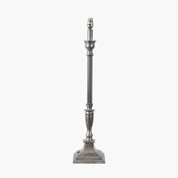 Pacific Lifestyle Canterbury Antique Silver Metal Table Lamp Base