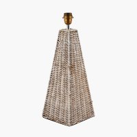 Pacific Lifestyle Seacomb Rattan Pyramid Table Lamp Base