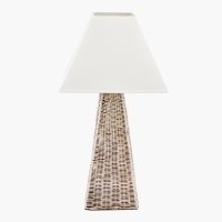 Pacific Lifestyle Seacomb Rattan Pyramid Table Lamp Base