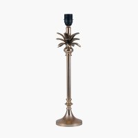 Pacific Lifestyle Trafalgar Metal Palm Tree Table Lamp Base - Gold