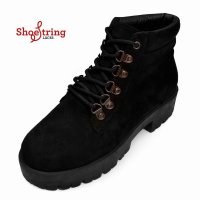Shoe-String Black 90cm DM Cord Laces