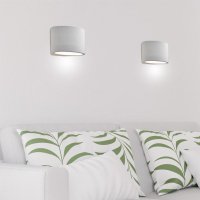 Searchlight Plaster Wall Light Gypsum