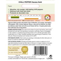 Thompson & Morgan Pepper Chilli Havana Gold