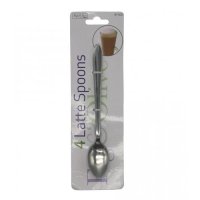 Rysons Fig and Olive Metal Latte Spoons (Set of 4)