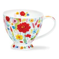 Dunoon Skye Shape Fine Bone China Mug - Floral Burst Assorted