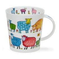 Dunoon Cairngorm Shape Fine Bone China Mug Bright Bunch - Assorted