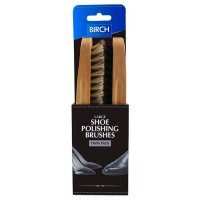 Birch Shoe Polishing Brushes Twin Pack - Large