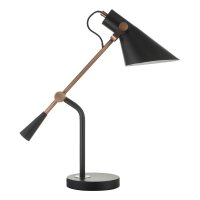 Jack Task Table Lamp Black Antique Copper
