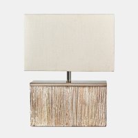 Pacific Lifestyle Hampton White Wash Wood Table Lamp