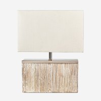 Pacific Lifestyle Hampton White Wash Wood Table Lamp