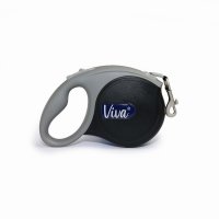 Ancol Viva Medium Dog Retractable Lead 5M - Black