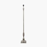 Pacific Lifestyle Canterbury Antique Silver Metal Floor Lamp Base