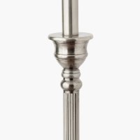 Pacific Lifestyle Canterbury Antique Silver Metal Floor Lamp Base