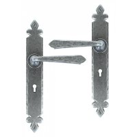 Pewter Cromwell Lever Lock Set