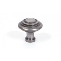 Natural Smooth Ringed Cabinet Knob - Large