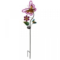 Smart Solar Decorative Flutterbella Stake - Assorted
