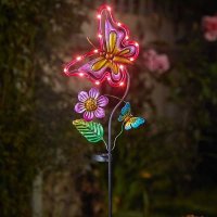 Smart Solar Décor Stake Light - Flutterbella