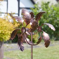 Flamboya Oak Leaf Wind Spinner