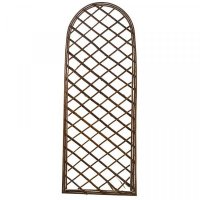 Smart Garden Heavy Duty Framed Willow Trellis 1.2 x 0.45M - Round