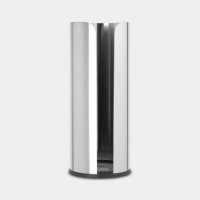 Brabantia Toilet Roll Dispenser-Brilliant steel