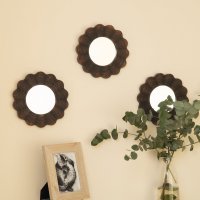 Creekwood Canne Wall Mirrors Set of 3 - Brushed Copper