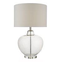 Dar Moffat Table Lamp Clear Glass - (Base Only)