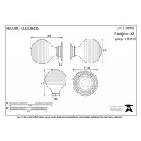 Rosewood and PN Beehive Mortice/Rim Knob Set