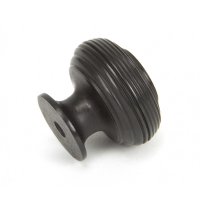 Aged Bronze Beehive Cabinet Knob 40mm