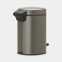 Brabantia NewIcon 3 Litre Pedal Bin - Platinum