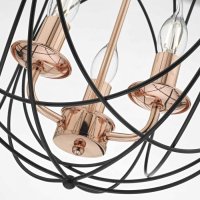 Dar Phoenix 3lt Pendant Black & Copper