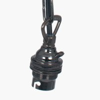 Pacific Lifestyle Black Chrome Traditional Electrified B22 Fitting