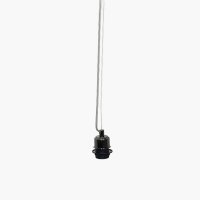 Pacific Lifestyle Black Chrome Contemporary E27 Electrified Fitting